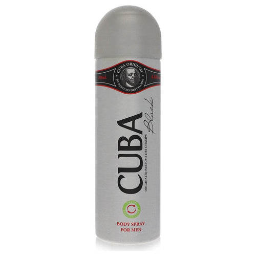 CUBA Black by Fragluxe Body Spray 6.6 oz for Men