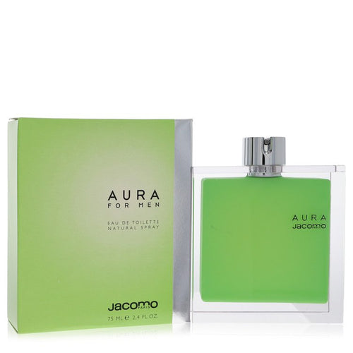 Aura by Jacomo Eau De Toilette Spray 2.4 oz for Men