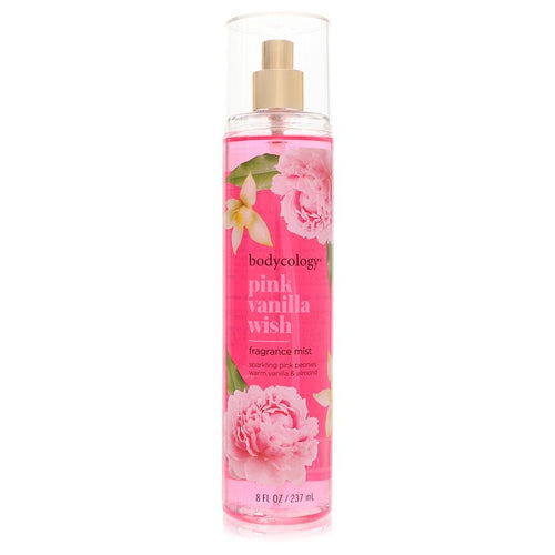Bodycology Pink Vanilla Wish by Bodycology Fragrance Mist Spray 8 oz for Women