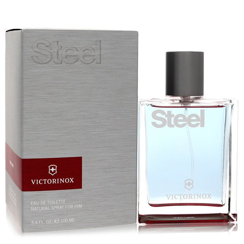 Swiss Army Steel by Swiss Army Eau De Toilette Spray   3.4 oz for Men