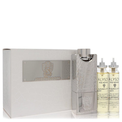 Rose Profond by Alyson Oldoini  Eau De Parfum Refillable Spray Includes 3 x 20 ml Refills and Atomizer 2 oz for Women