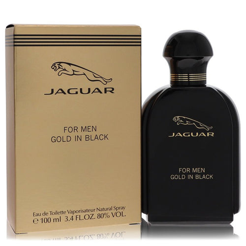 Jaguar Gold In Black by Jaguar Eau De Toilette Spray 3.4 oz for Men