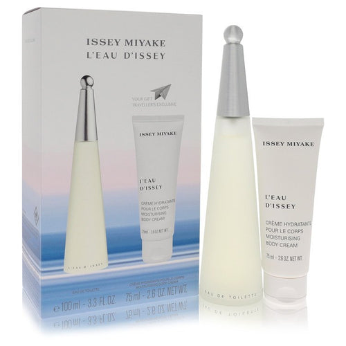 L'EAU D'ISSEY (issey Miyake) by Issey Miyake Gift Set -- 3.3 oz Eau DeToilette Spray + 2.6 oz Body Cream for Women
