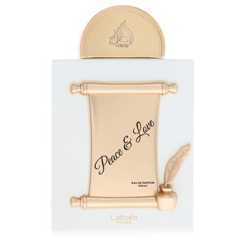Lattafa Peace & Love by Lattafa Eau De Parfum Spray (Unisex Unboxed) 3.4 oz for Men