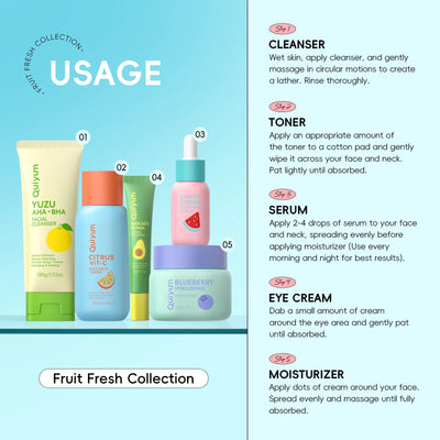 Fruit Fresh Collection 5-Piece Skincare