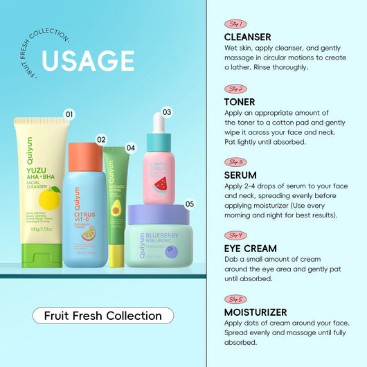 Fruit Fresh Collection 5-Piece Skincare