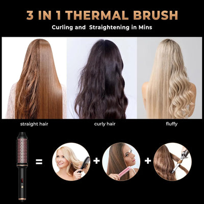 FlowCurl Pro 3-in-1 Ceramic Hair Styling Tool