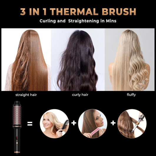 FlowCurl Pro 3-in-1 Ceramic Hair Styling Tool